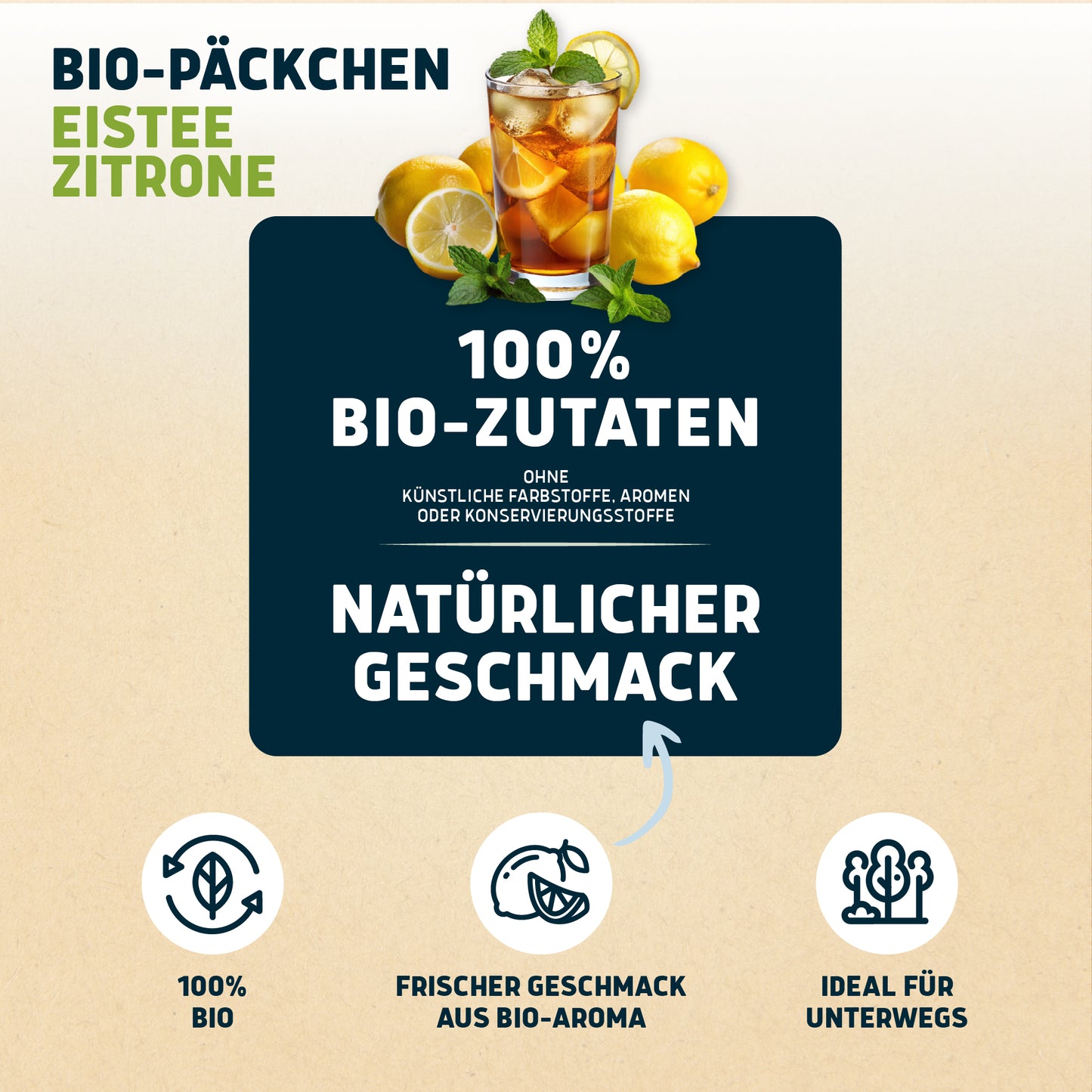 Bio-Päckchen LandparTEA Zitrone 12 x 0,5l