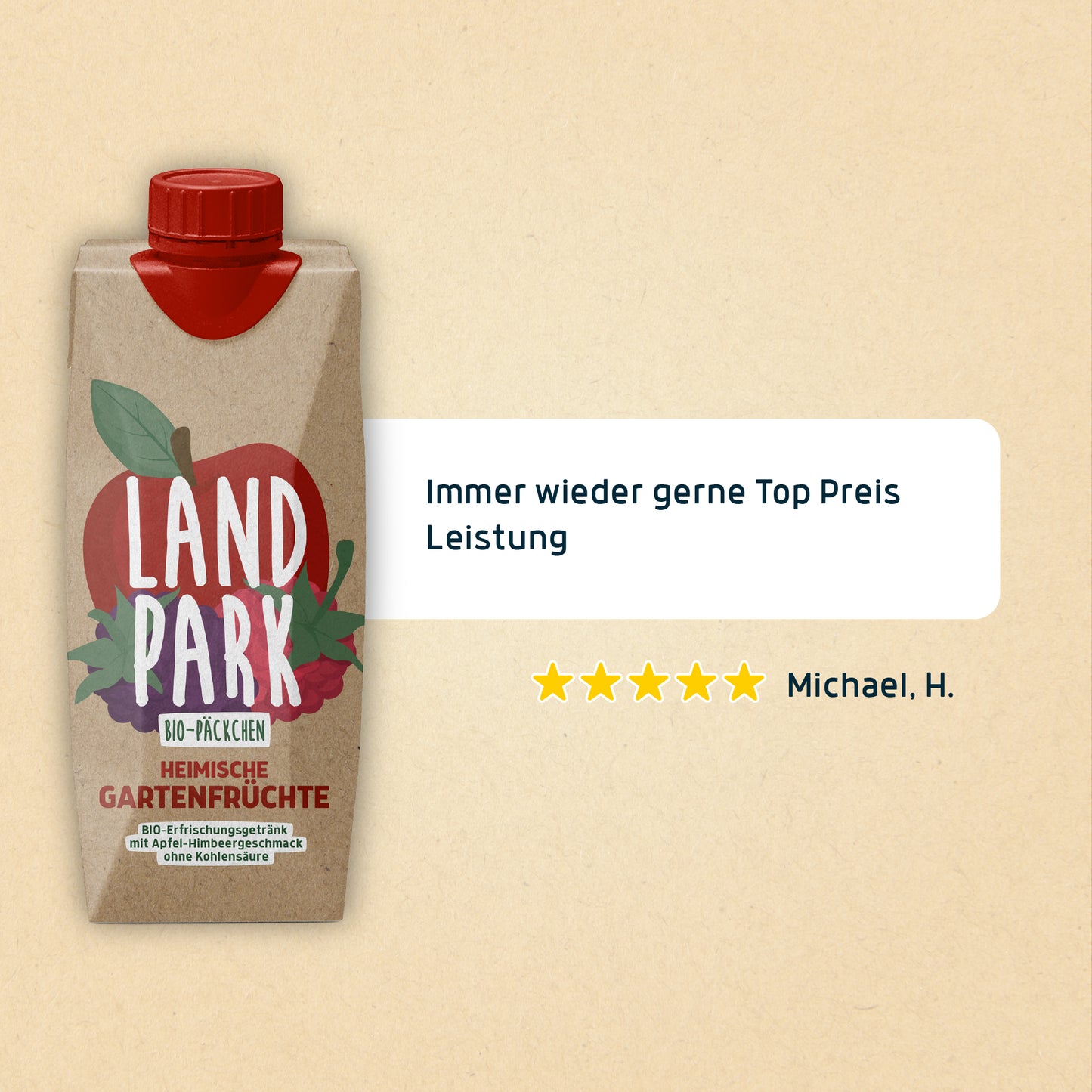 Bio-Päckchen Heimische Gartenfrüchte 12 x 0,5l