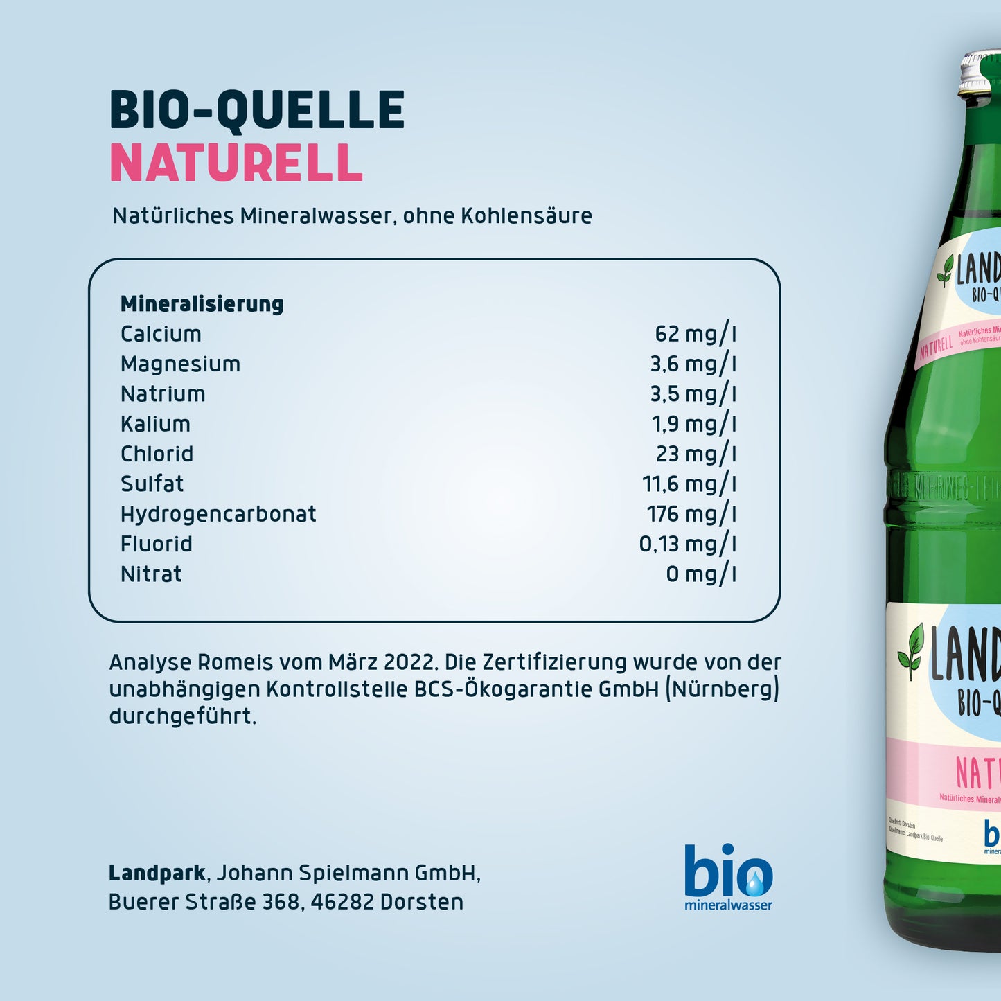 Bio-Quelle Naturell 6 x 0,75l