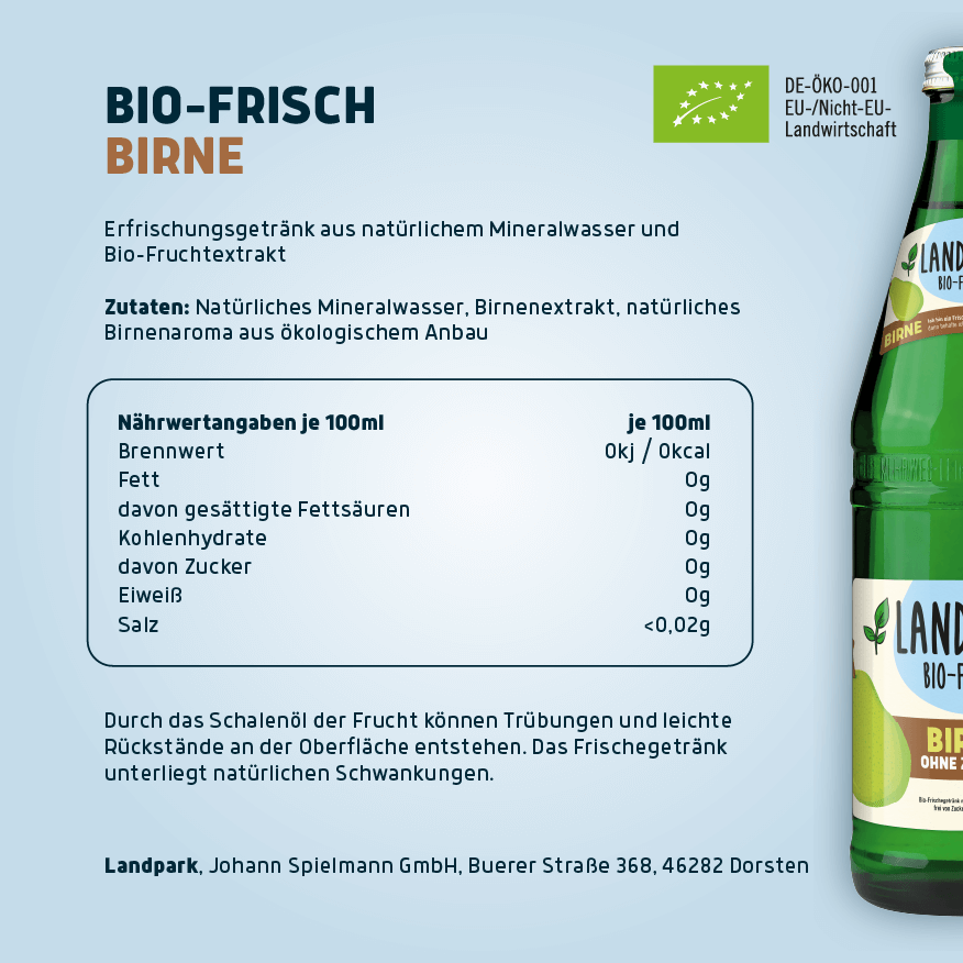 Bio-Frisch Birne 6 x 0,75l