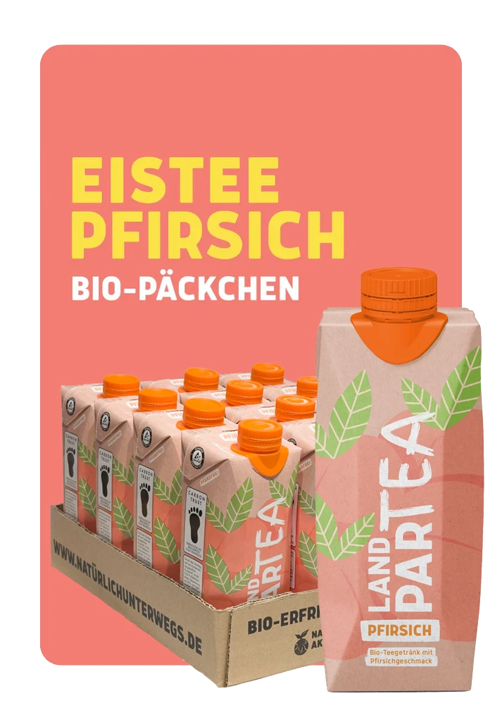Bio-Päckchen LandparTEA Pfirsich 12 x 0,5l