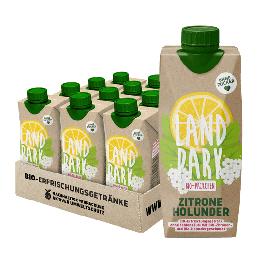 Bio-Päckchen Zitrone Holunder 12 x 0,5l