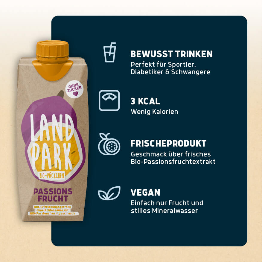 Bio-Päckchen Passionsfrucht 12 x 0,5l