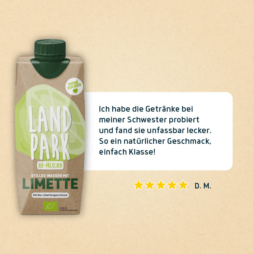 Bio-Päckchen Limette 12 x 0,5l
