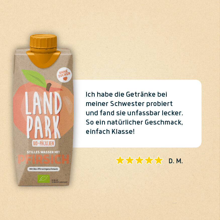 Bio-Päckchen Pfirsich 12 x 0,5l