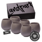 Designer Espresso-Tassen Set 6er x 70 ml