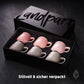 Designer Kaffee-Tassen Set 6er x 350 ml