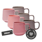 Designer Kaffee-Tassen Set 6er x 350 ml