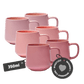 Designer Kaffee-Tassen Set 6er x 350 ml