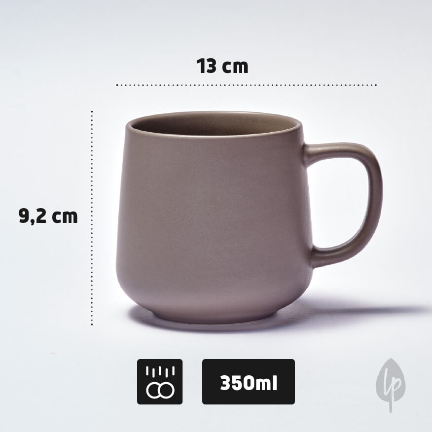 Designer Kaffee-Tassen Set 6er x 350 ml