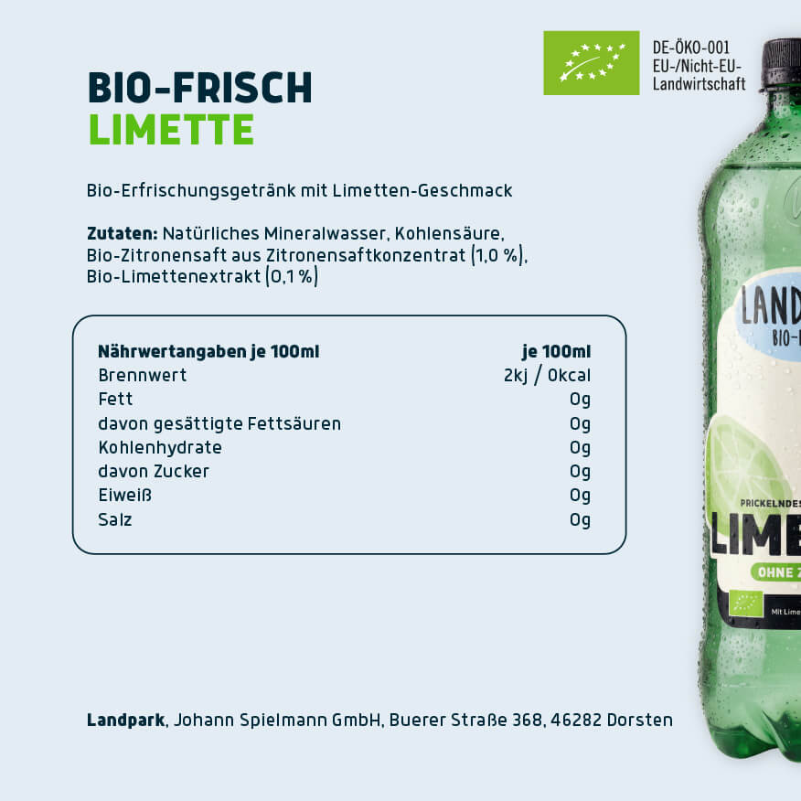 Bio-Frisch Limette 6 x 1,0 L