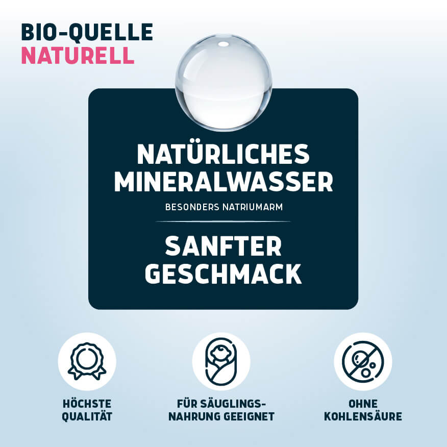 Bio-Quelle Naturell 6 x 1,0 L
