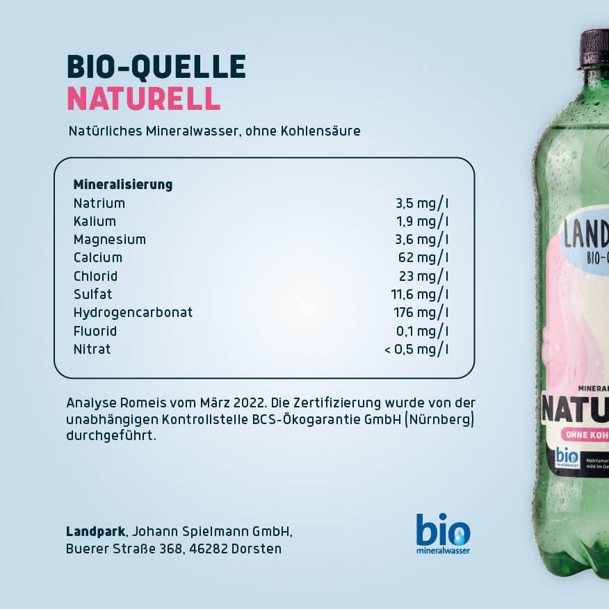 Bio-Quelle Naturell 6 x 1,0 L