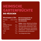 Bio-Päckchen Heimische Gartenfrüchte 12 x 0,5l